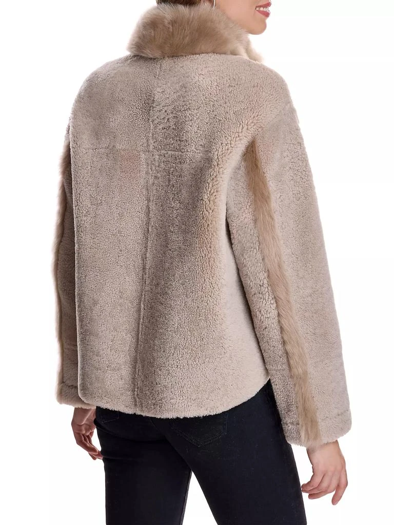 Maximilian Boxy Shearling Jacket 5
