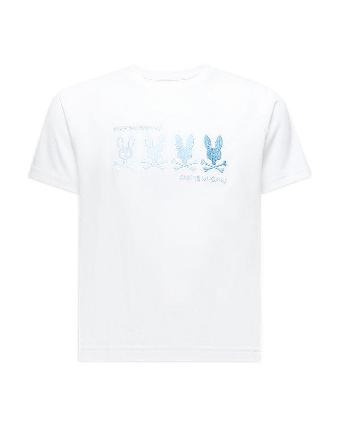 Psycho Bunny Unisex Kids Oceania Embroidered Graphic Tee - Little Kid, Big Kid