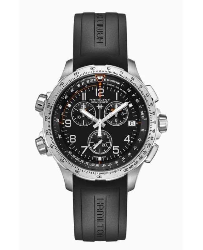 Hamilton Hamilton Khaki Aviation X-Wind Chrono Quartz GMT Men's Watch H77912335 1