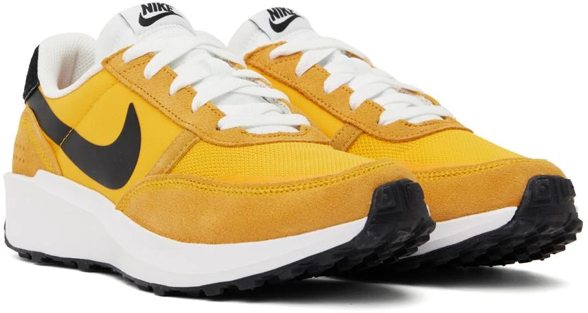 NIKE Yellow Waffle Nav Sneakers 4