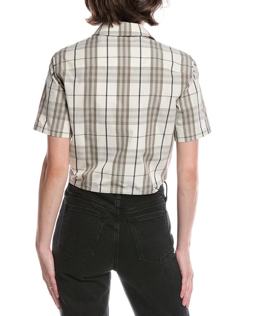 Burberry Check Cropped Shirt 2