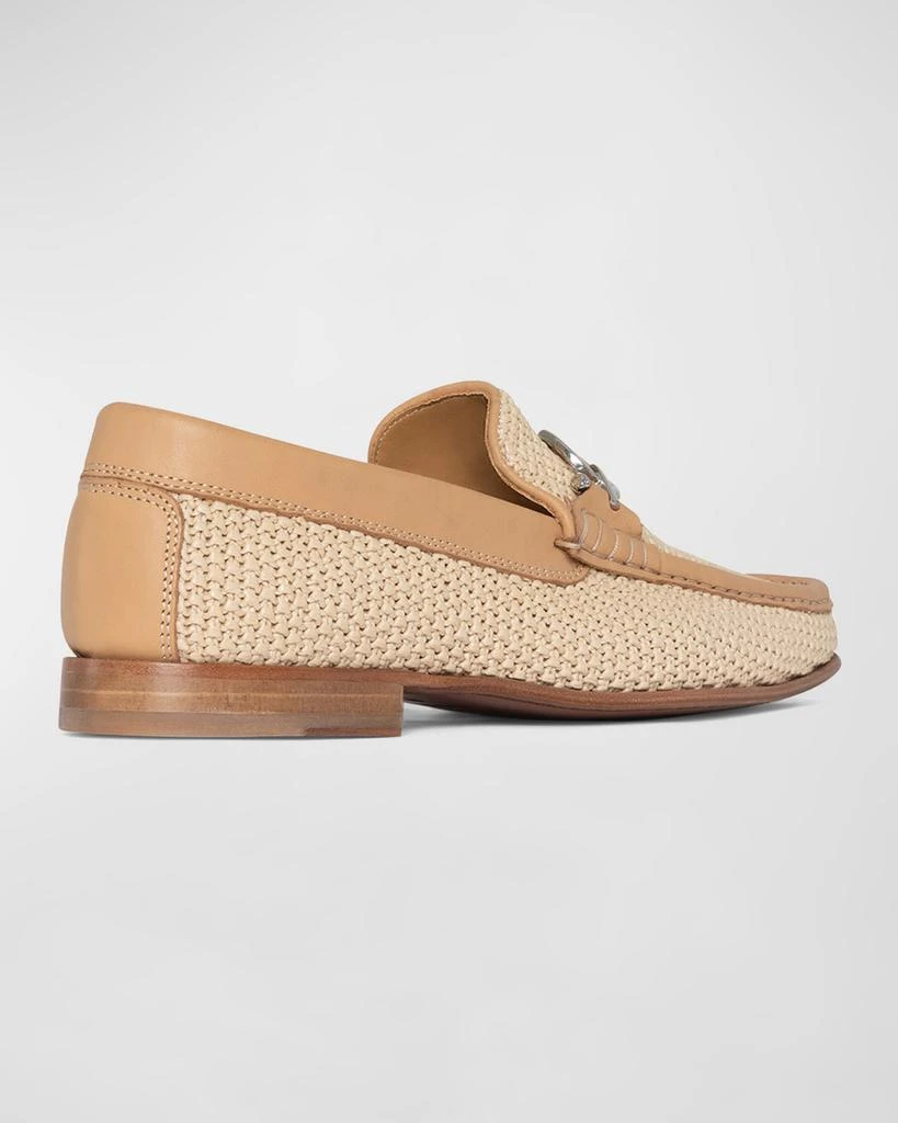 Donald Pliner Men's Dacio Raffia Bit Loafers 3