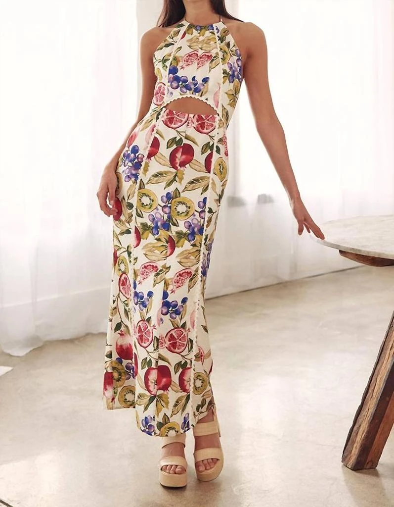Fore Collection Fore Collection - Fruit Cut-out Maxi Dress 1