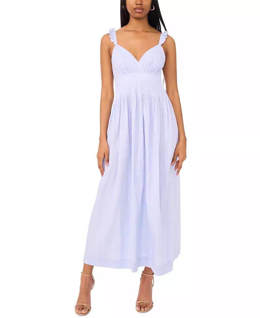 Parker Women's The Olive Ruffled-Strap Pleated-Waist Dress