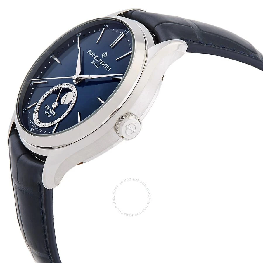 Baume Et Mercier Clifton Automatic Moon Phase Blue Dial Men's Watch M0A10756 2