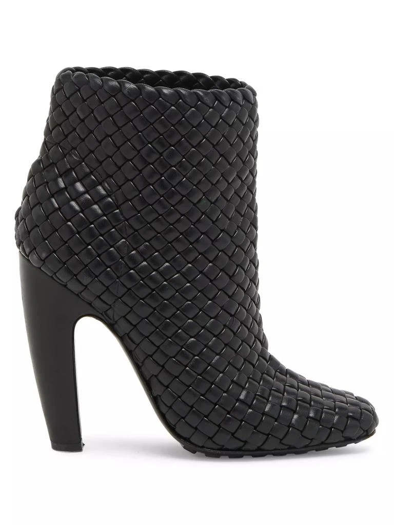 Bottega Veneta Woven Leather Ankle Boots 1