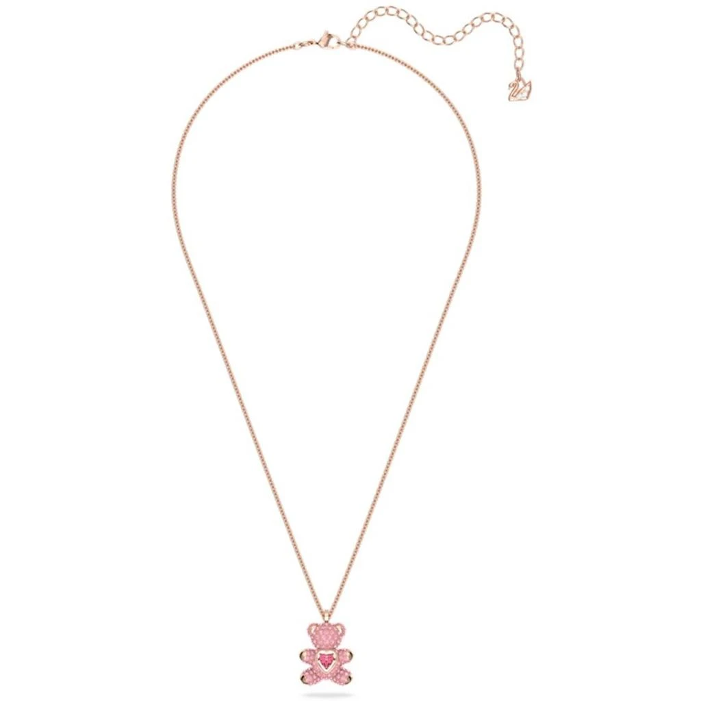 Swarovski Swarovski Women's Pendant - Teddy Pink Crystal Rose Gold Lobster Clasp | 5642976 2