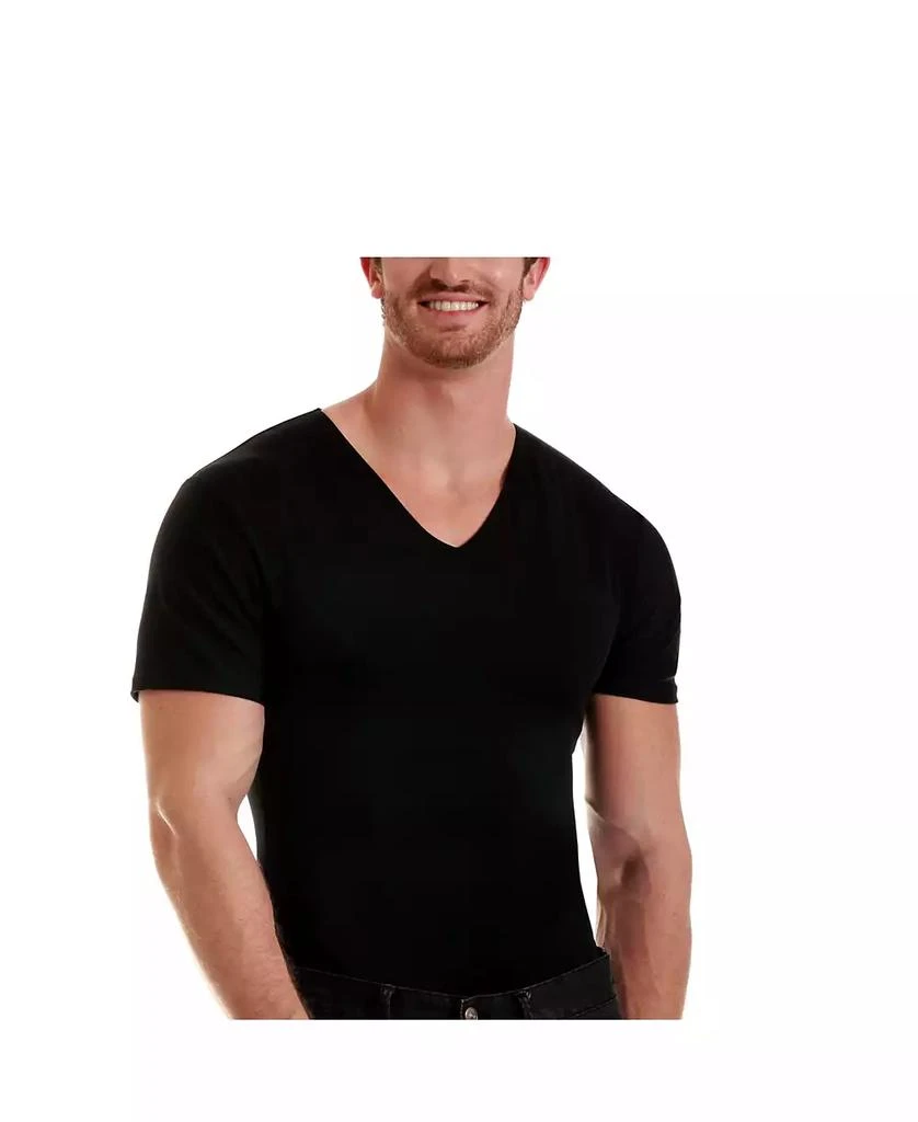 Instaslim Insta Slim Men's Compression Short Sleeve V-Neck T-Shirt 2