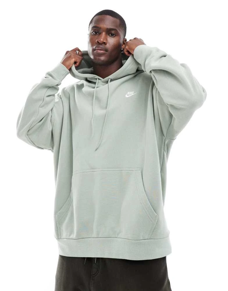 NIKE Nike Club French Terry oversized hoodie in olive 1