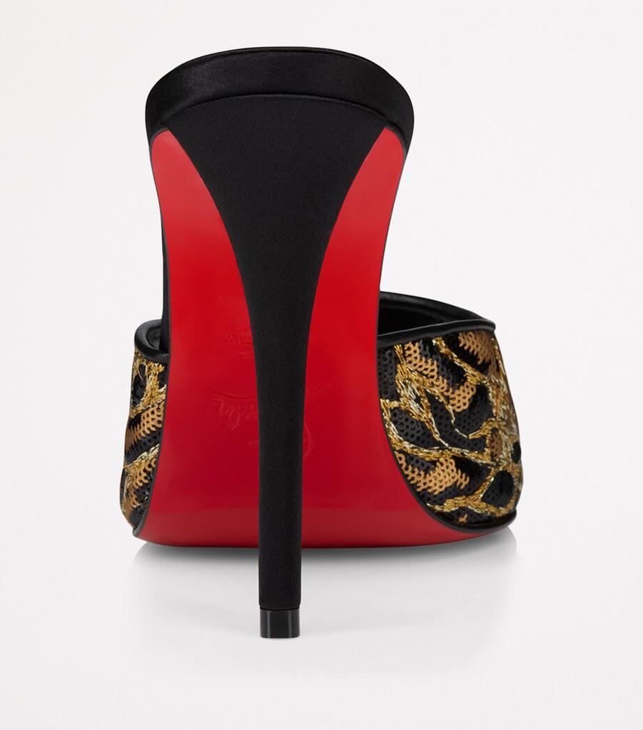 Christian Louboutin Miss Z Embellished Mules 100 - High Heels