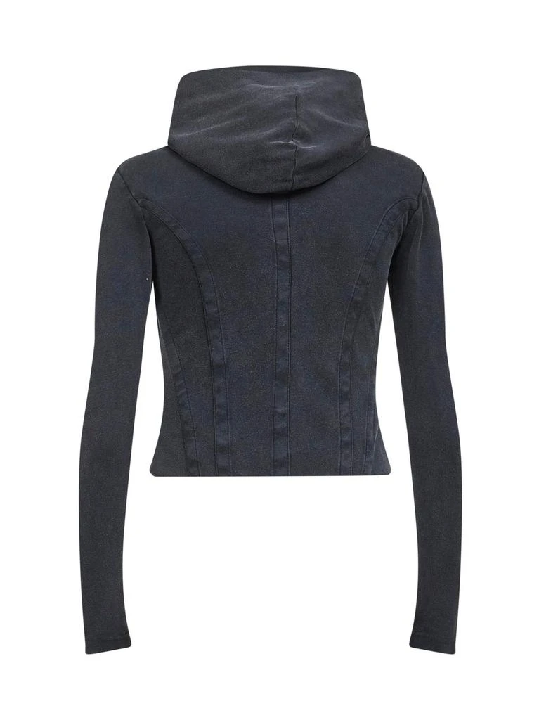 Balenciaga Balenciaga Corseted Zip-Up Hoodie 2