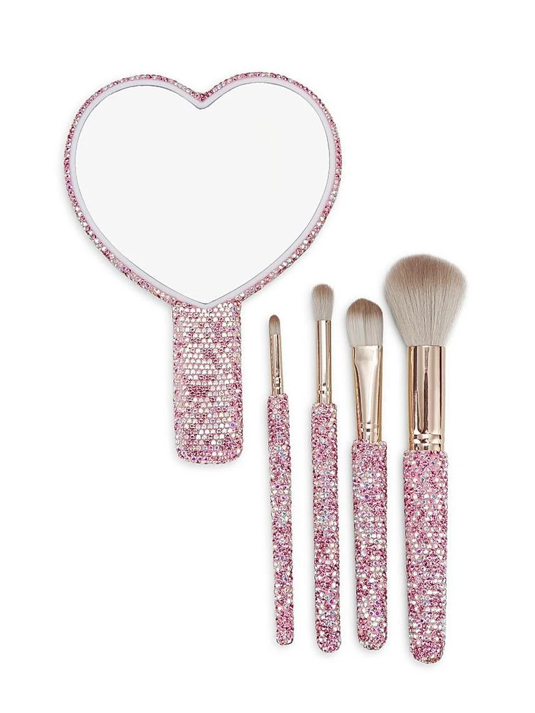 Bari Lynn Crystallized Makeup Brushes 
Mirror Set 1
