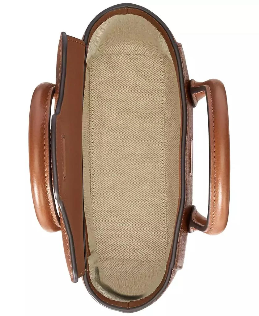 Ralph Lauren Tanner Small Pebbled Leather Satchel 4