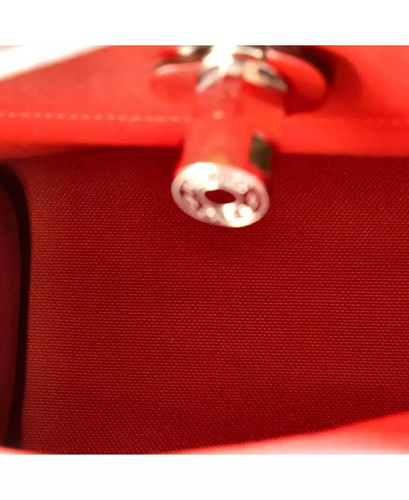 Pre-Owned HERMÉS 31 Herbag Zip Leather and Toile 7