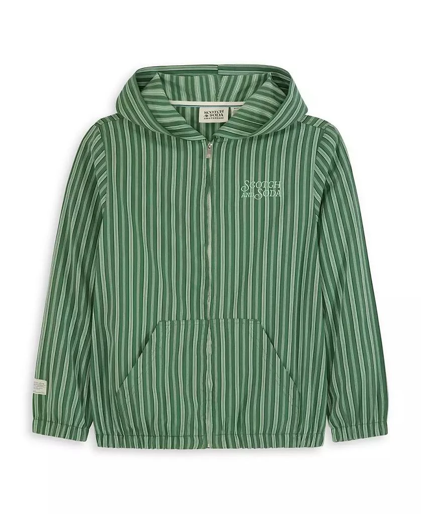 Scotch & Soda Big Boys Novelty Front Zip Jacket 1