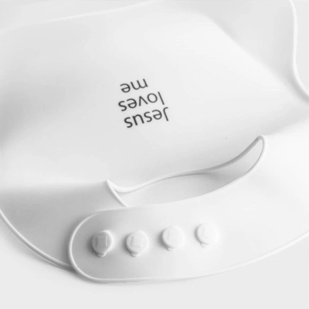 Faithworks Faithworks - Silicone Bib - Jesus Loves Me 3