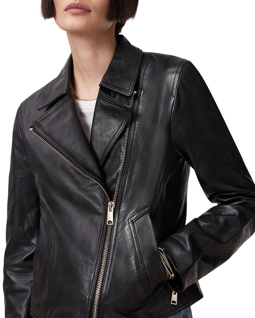 ALL SAINTS Vela Leather Biker Jacket 4