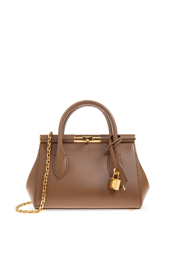 ハンドバッグ Sicily leather handbag with iconic logo plate Dolce & Gabbana Sicily Leather Handbag With Iconic Logo