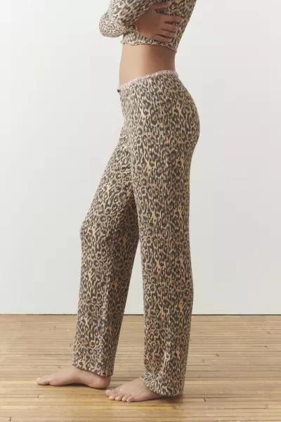 Out From Under Out From Under Brushed Lace Trim Lounge Pant 4