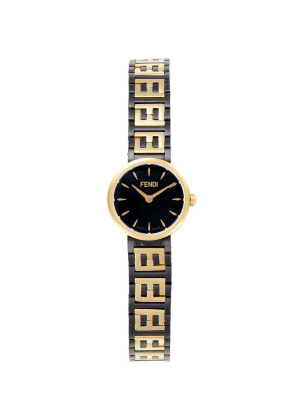 Fendi Forever Fendi 19MM Two Tone Stainless Steel Bracelet Watch 1