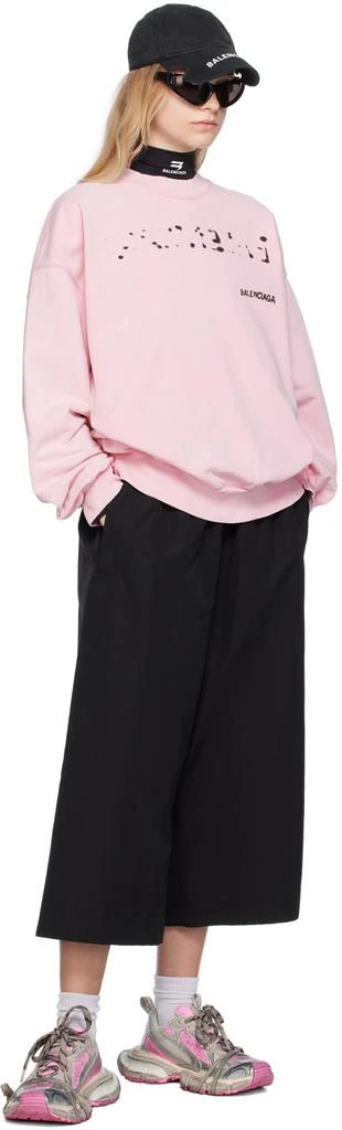 Balenciaga Pink Crewneck Sweatshirt 4
