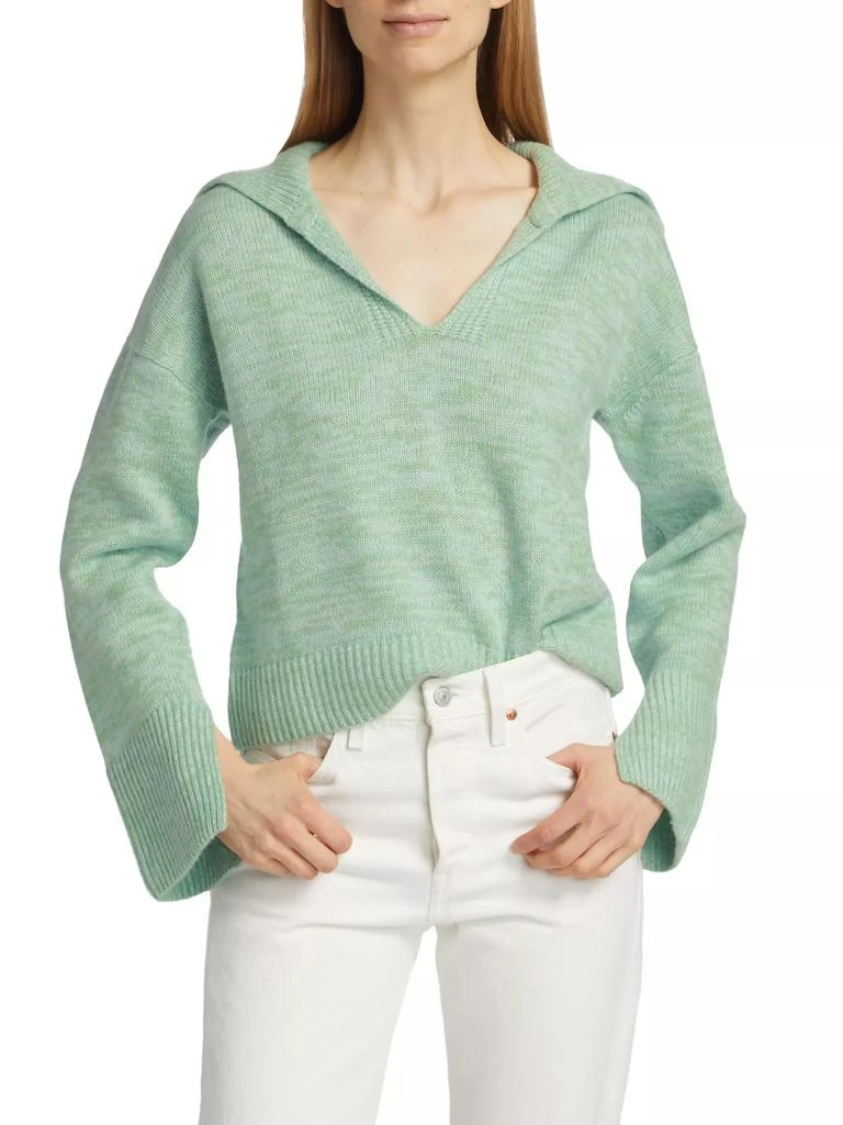 Naadam Wool & Cashmere V-Neck Sweater 3