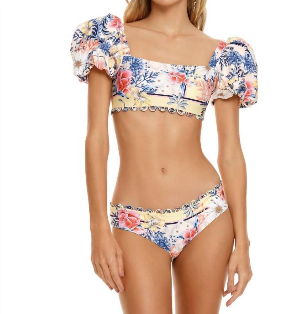 Agua Bendita Calista Top In Floral
