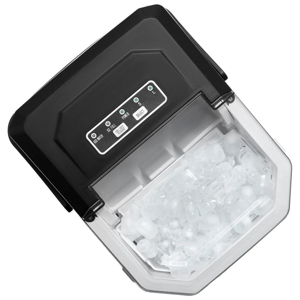 ERUULE Portable Countertop Ice Maker 26Lbs/24H Self-Cleaning with Scoop Basket Home Bar