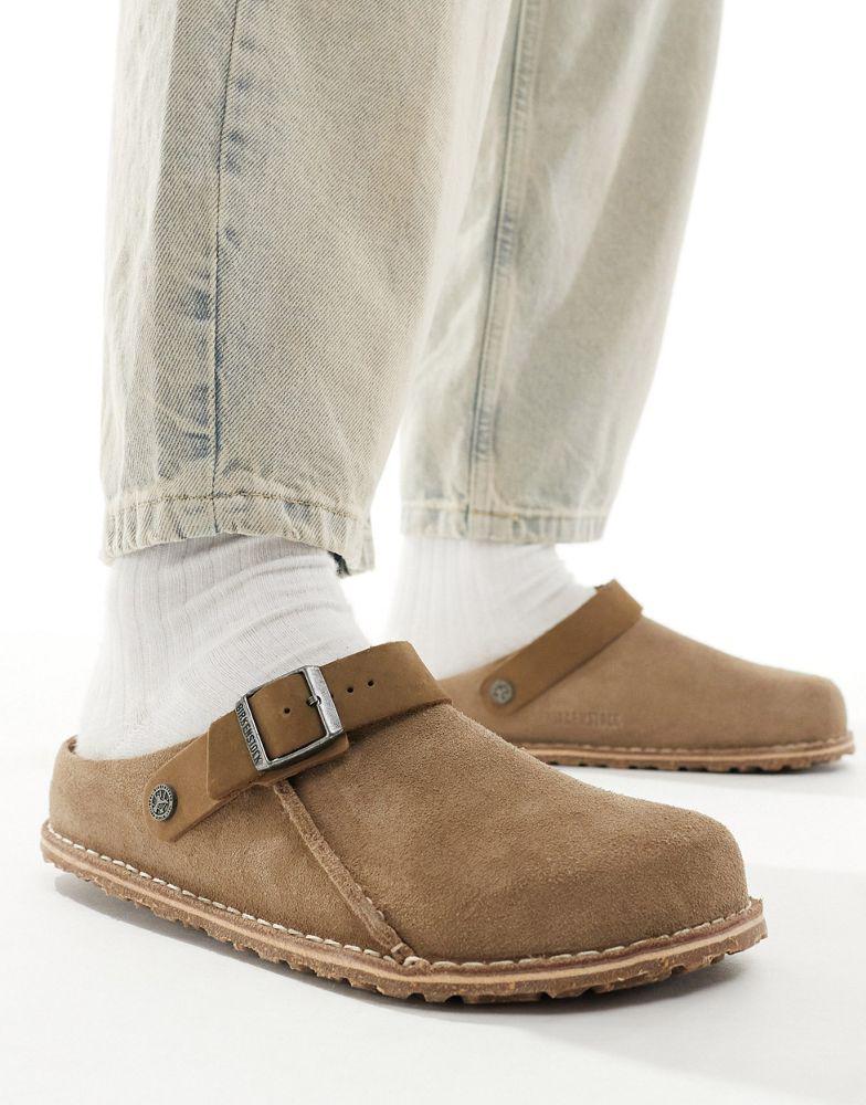 Birkenstock Birkenstock unisex Lutry clogs in brown suede