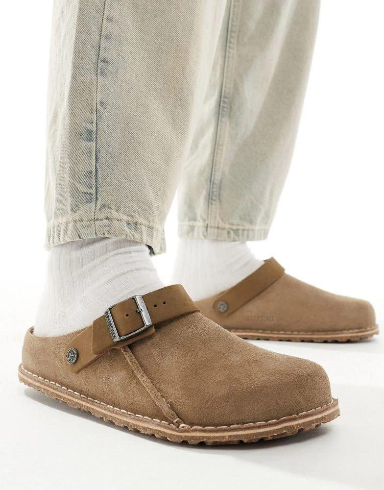 Birkenstock Birkenstock unisex Lutry clogs in brown suede 1