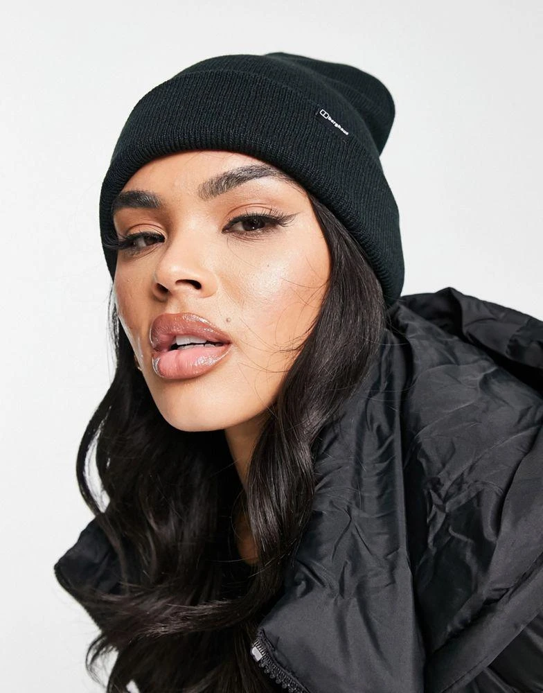 Berghaus Berghaus Inflection knitted beanie in black 3