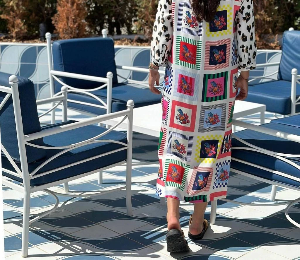 VILAGALLO Vilagallo - Patchwork Print Dress 3