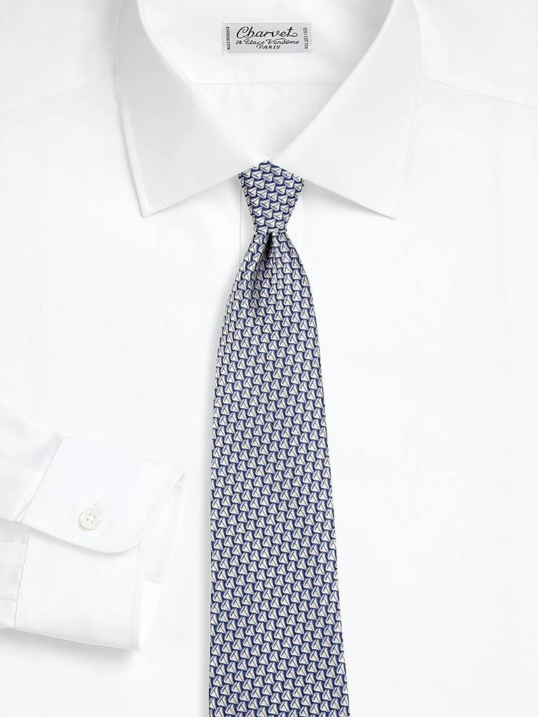 Charvet Sailboat Silk Jacquard Tie 2