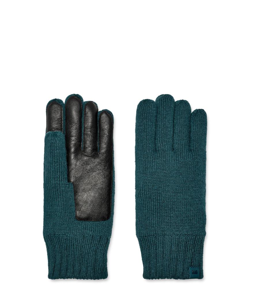 UGG Knit Smart Gloves with Conductive Leather Palm and Recycled Microfur Lining