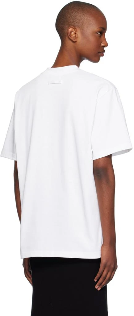 Jean Paul Gaultier White Oversized Lace Label T-shirt 3