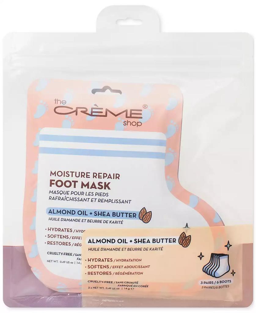 The Creme Shop Moisture Repair Foot Mask, 3-Pk.