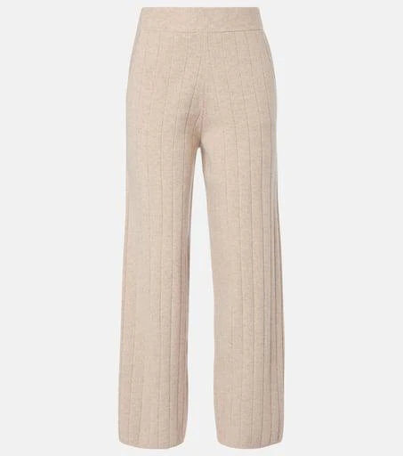 Max Mara Jardin ribbed-knit cashmere sweatpants 1
