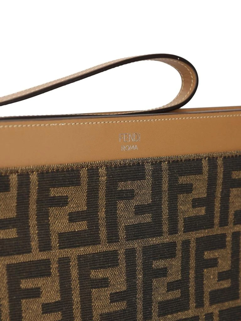 Fendi Fendi FF Jacquard Medium Flat Pouch 4