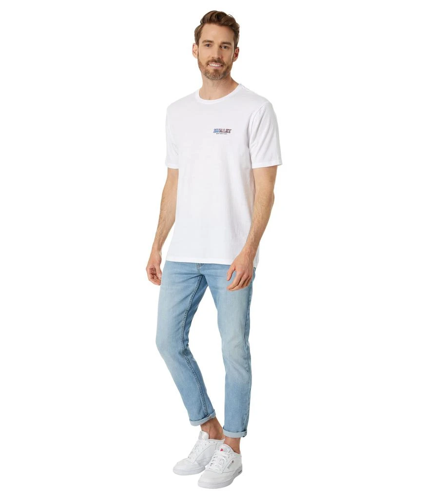 Hurley Shred White & Blue Short Sleeve Tee 4