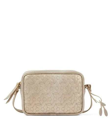 Bonpoint Alimos metallic leather shoulder bag