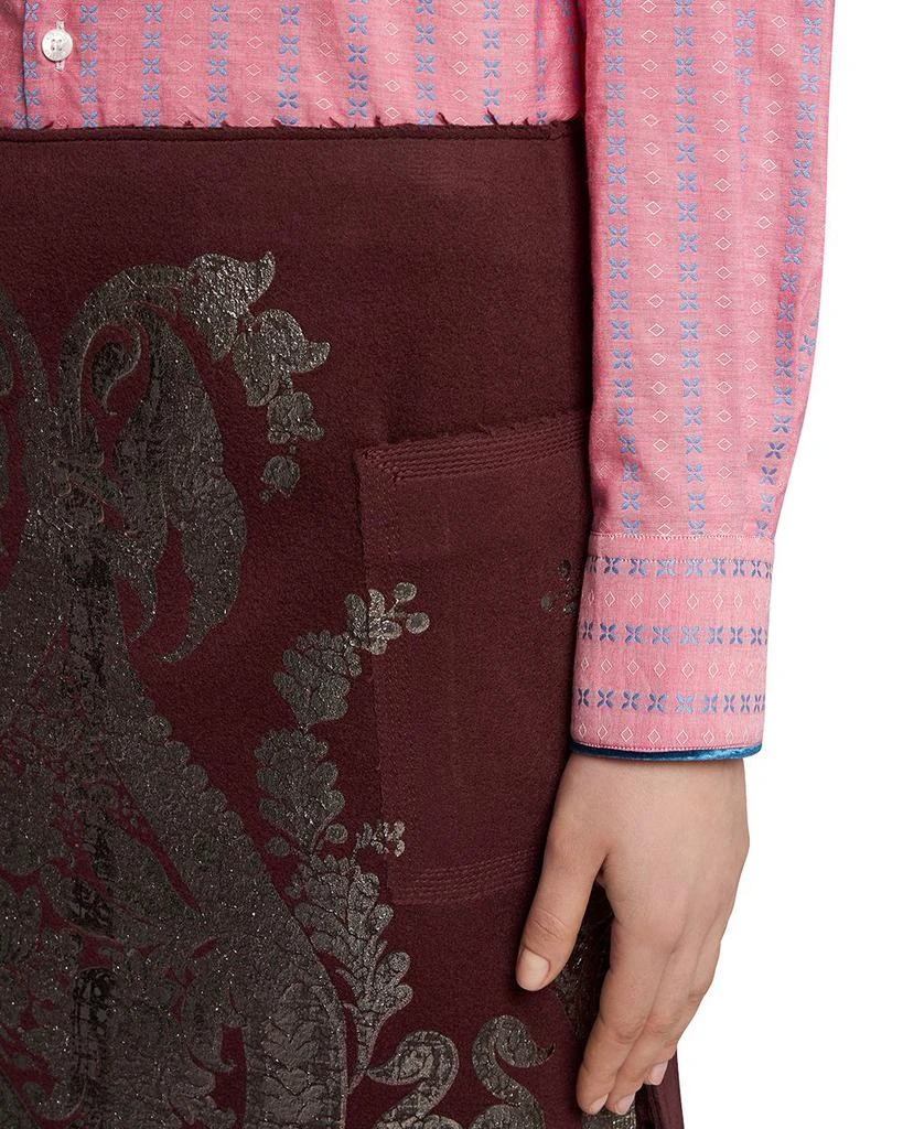 ETRO Metallic Print Mini Skirt 4