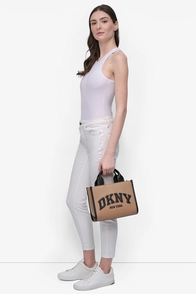 DKNY HADLEE SMALL EMBELLISHED LOGO TOTE