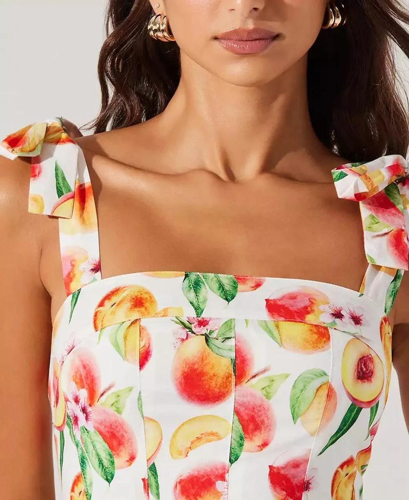 ASTR Women
s Tinesha Cotton Shoulder-Tie Dress 4