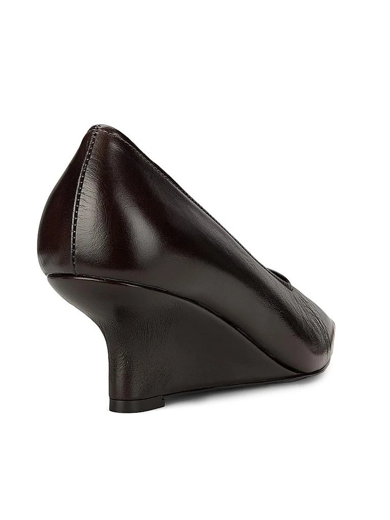 Totême Sharp 55MM Naplack Leather Wedge Pumps 3