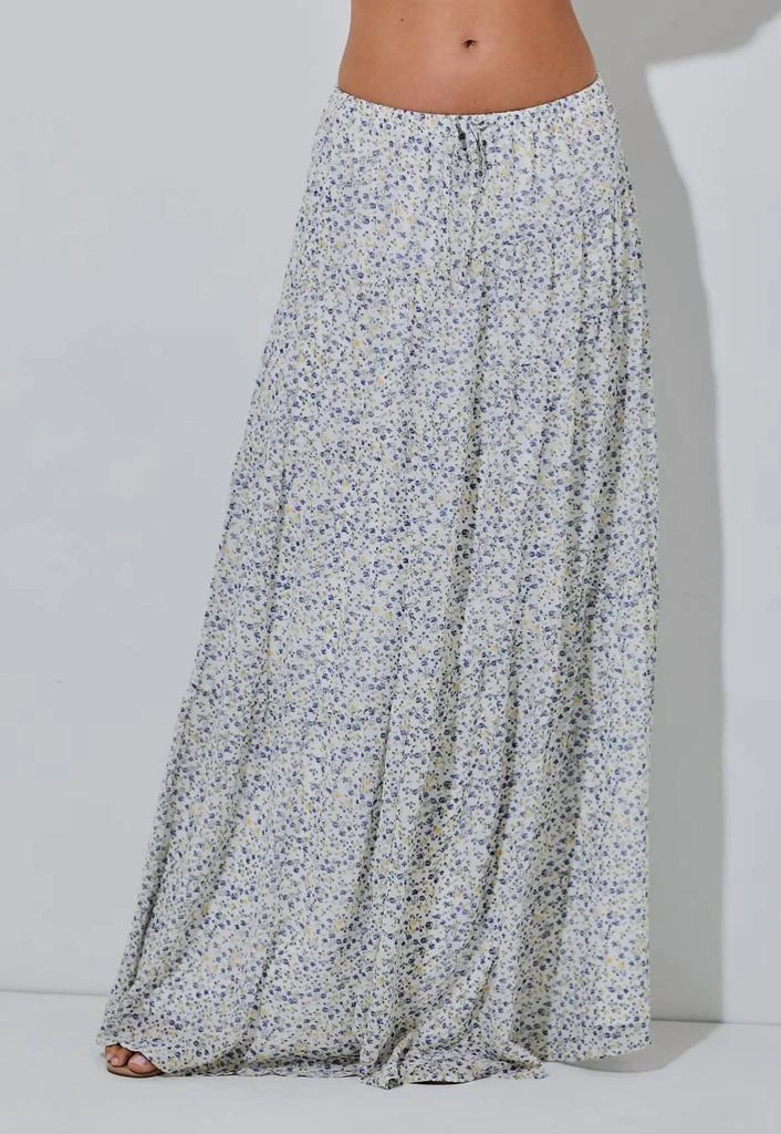 Baevely by Wellmade Baevely By Wellmade - Ditsy Floral Maxi Skirt 1