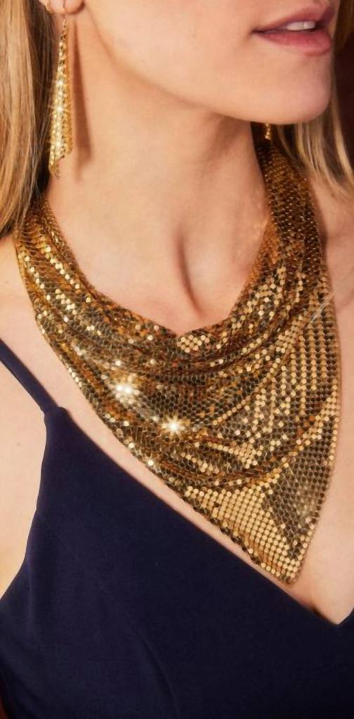 Whiting & Davis Whiting & Davis - Turner Mesh Bib Necklace