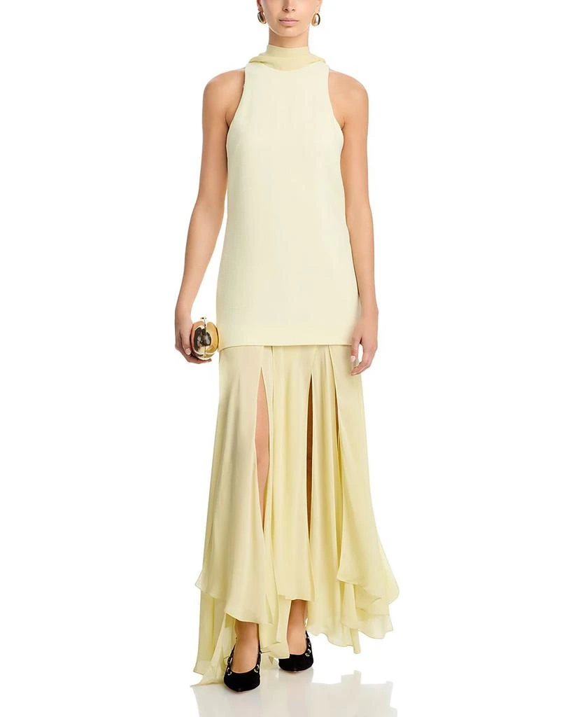 green emerald velvet dress The Noelle Mini Dress in Olive