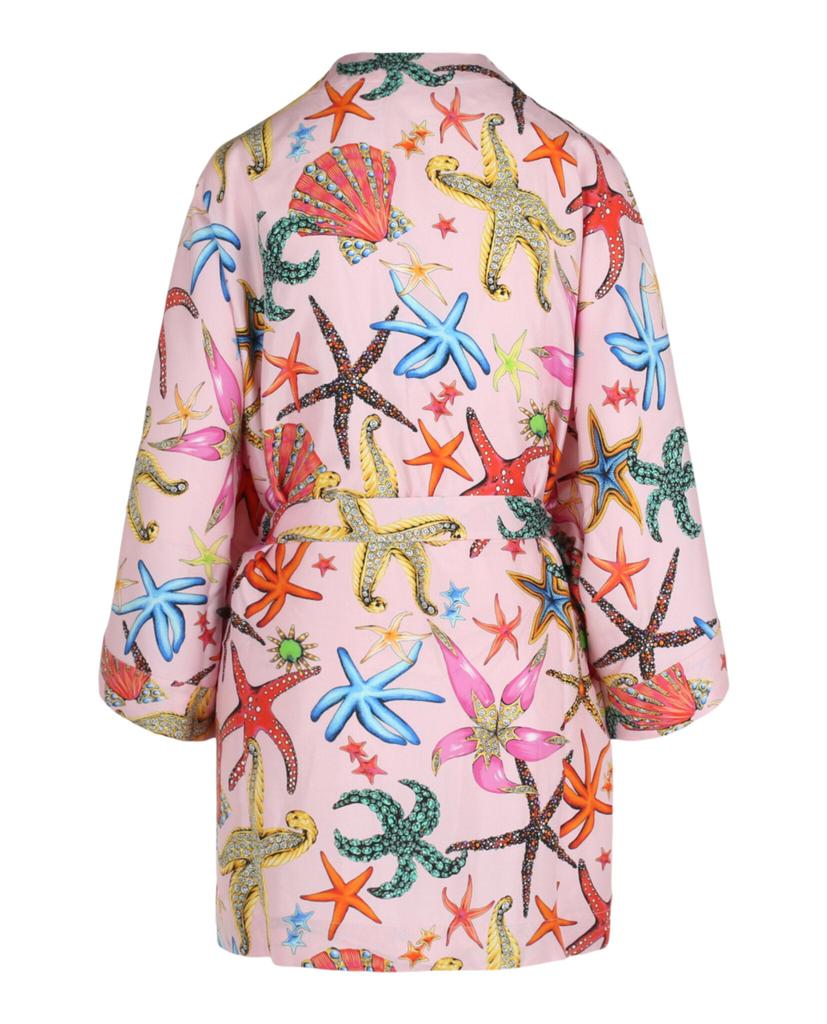 Versace Tresor De La Mer Print Robe