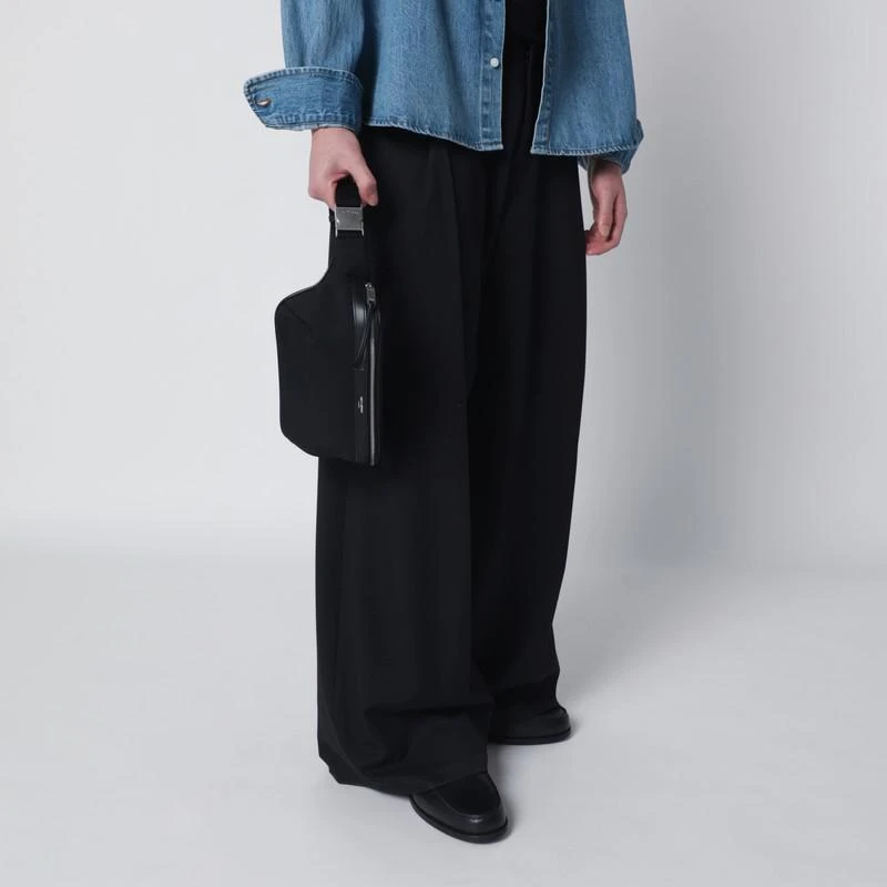 Yves Saint Laurent Black canvas crossbody bag 2