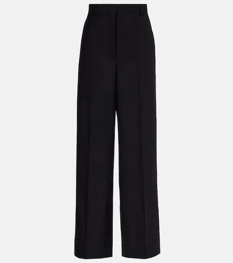 Stella McCartney High-rise wool wide-leg pants 1
